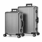 Travelhouse Tokyo Alu Reisekoffer Graphit M-66cm & L-75cm Hartschalenkoffer...