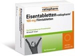 Eisentabletten-ratiopharm&reg; 100 mg Filmtabletten: Eisenmangel ausgleichen und...