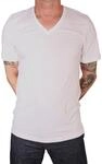 Marvelis Herren T-Shirt Rundhals T-Shirt Body-Fit,Jersey,Weiss 00,XL