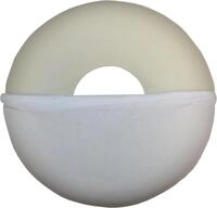 Dr. Junghans Medical 40101 Sitzring/Krankenring aus Schaumstoff mit Bezug