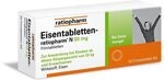 Eisentabletten-ratiopharm&reg; N 50 mg Filmtabletten. Eisenmangel ausgleichen und...