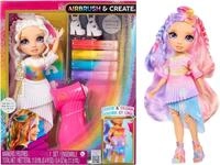 Rainbow High Air Brush & Create - 1 DIY Modepuppe mit Airbrush Market Kit,
