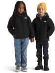 THE NORTH FACE Kinder Reversible Perrito Hooded Jacke, Tnf Black/Smoked Pearl, 6