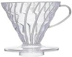 HARIO VDR-01-T Transparenter Tropfer 01 Clear Coffee Hand Drip f&uuml;r 1 bis 2 Tassen,