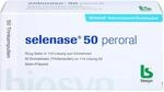 selenase 50 peroral Selen-Pr&auml;parat L&ouml;sung zum Einnehmen, 50 St. Ampullen