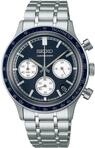 Seiko Chronograph Armbanduhr f&uuml;r M&auml;nner in der Farbe Silber mit Armband aus