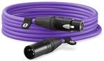 R&Oslash;DE XLR-6 Hochwertiges XLR-Kabel (6 m, lila)