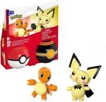 MEGA Pok&eacute;mon Action-Figur-Bauspielzeug-Set, Pok&eacute;ball 2er-Pack, Pichu und...