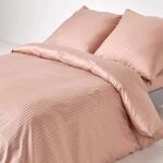 Homescapes 3-teiliges Damast-Bettw&auml;sche-Set Taupe-beige, &auml;gyptische Baumwolle...