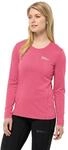Jack Wolfskin Damen Sky Thermal L/S Wander-Shirt, Bubblegum, S EU