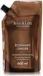 Jean & Len Shampoo Feuchtigkeit Rosemary & Ginger, Nachf&uuml;llbeutel, f&uuml;r trockenes &