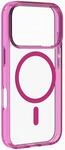 cellularline - Iconic Mag - Transparente H&uuml;lle - Farbige Kanten - Farbiger