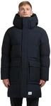 khujo Herren warmer langer Wintermantel mit zahlreichen Taschen und Kapuze...