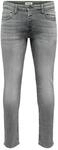 ONLY & SONS Herren Jeans ONSLOOM Slim Grey 3227 - Slim Fit - Grau - Grey Denim,