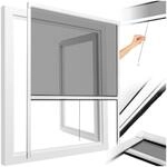tectake&reg; Aluminium Insektenschutzrollo, 90 x 160 cm, f&uuml;r Fenster |...