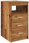 vidaXL Schubladenschrank Altholz-Optik 40x50x76 cm Holzwerkstoff, Schrank,...