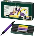 FABER-CASTELL - Tuschestifte Pitt Artist Pen Dual Fashion, 5 Farben