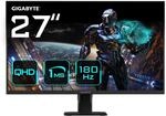 Gigabyte GS27QA 27" QHD Gaming Monitor - 2560 x 1440 (QHD), 180Hz, 1ms, 300 cd/m&sup2;,
