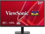 ViewSonic VA2708-4K-HD Monitor 27 zoll 4K UHD 3840 x 2160, IPS, 104% sRGB, 60Hz,