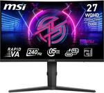 MSI MPG 275CQRXF 27" LED WQHD 240Hz USB-C Curva