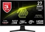 MSI MAG 274CQF 27 Zoll LED Rapid VA QHD 180Hz Curva