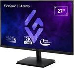ViewSonic VX27G1-2K 27 Zoll 180 Hz Gaming-Monitor 1440p 2K QHD, IPS, 1 ms MPRT, G