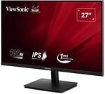 ViewSonic VA270-H-2 27 Zoll Monitor 1080p Full HD, 100 Hz, 1 ms MPRT, IPS-Panel, HDM1