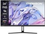 Thomson 24 Zoll Full HD Business Monitor, 100Hz Bildwiederholrate, VA Panel, 4000:1