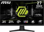 MSI MAG 274QF X24 27" WQHD Gaming Monitor - Rapid IPS Panel 2560x1440 240Hz...