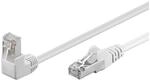 Goobay 94183 CAT.5e F/UTP Patch-Kabel 90&deg; nach oben gewinkelt, gerade / oben