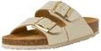 Tamaris Damen Fu&szlig;bett Pantolette flach, metallic, 36 EU