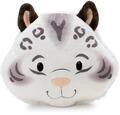 NICI Kuscheltier Kissen Schneeleopard Eleni Snowbell 35x30cm - wei&szlig; - Flauschiges