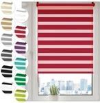 Doppelrollo Klemmfix ohne Bohren 55cm x 130cm Rot Duo Rollo Klemmrollo