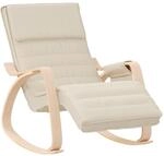 vidaXL Schaukelstuhl Relaxstuhl Schwingstuhl Ruhesessel Loungesessel Sessel