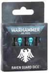 Games Workshop - Warhammer 40.000 - Raven Guard: W&uuml;rfelset