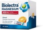 Biolectra Magnesium 400 mg Direct Sticks Orange, 40 St&uuml;ck, hochdosiert |...