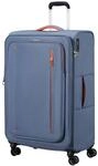 American Tourister Trolley Cloudrider Spinner Exp. TSA Stone Blue blaugrau 77cm