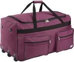MONZANA&reg; Reisetasche mit Rollen 85 Liter Volumen Trolley Funktion Teleskopgriff