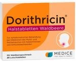 Dorithricin Halstabletten Waldbeere 20 Lutschtabletten bei Halsschmerzen &
