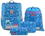 Step by Step Schulranzen-Set Space &bdquo;Dolphin Finja 5-teilig, blau, Delfin-Design,