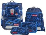 Step by Step Schulranzen-Set Space &bdquo;Manta Rio 5-teilig, blau,