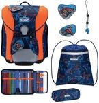 SCOUT Schulranzen Basic Micro Set 4-teilig Offroad dunkelblau