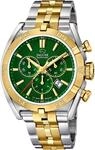 JAGUAR Swiss Made Herrenuhr Chronograph aus Edelstahl 316L Goldfarben |...