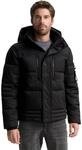 Tom Tailor Herren Pufferjacke mit Abnehmbarer Kapuze