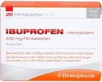 IBUPROFEN Hemopharm 400 mg Filmtabletten 20 St