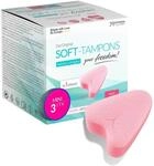JOYDIVISION Soft-Tampons mini I 3 St&uuml;ck I fadenlose Tampons f&uuml;r Sport, Schwimmen &