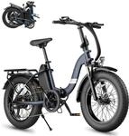 Touroll S2 S2/S3 Pro E-Bike Klapprad, 20 * 3.0/4.0 Zoll Fat Tire Elektrofahrrad,