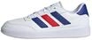 Adidas Herren Courtblock Shoes, Cloud White/Cloud White/Scarlet, 42 2/3 EU