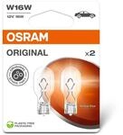 Osram ORIGINAL LINE 12V, W16W, Signal lamp, Metal Wedbe Base, Double Blister (2