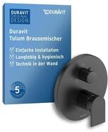 Duravit Tulum Duscharmatur Unterputz f&uuml;r 2 Verbraucher mit Umstellventil,